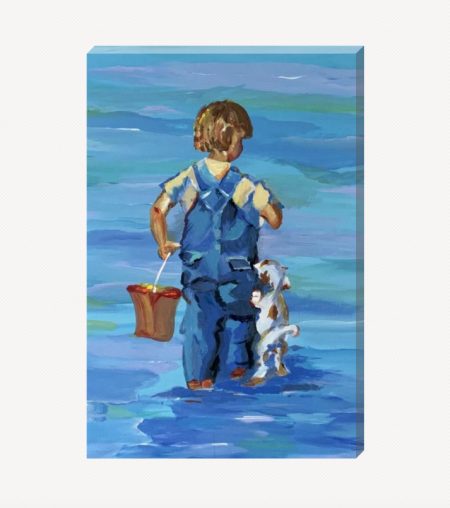 "The Boy by the Sea" canvas prints - Image 4