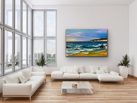 "Kourion Beach" Seascape Canvas Print - Image 2