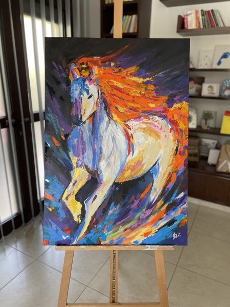 "Majestic Horse" Original Painting - Image 2